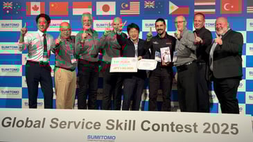 Jesse Lariviere of Equipment Sales & Service Limited on winning the Global Skills Contest!